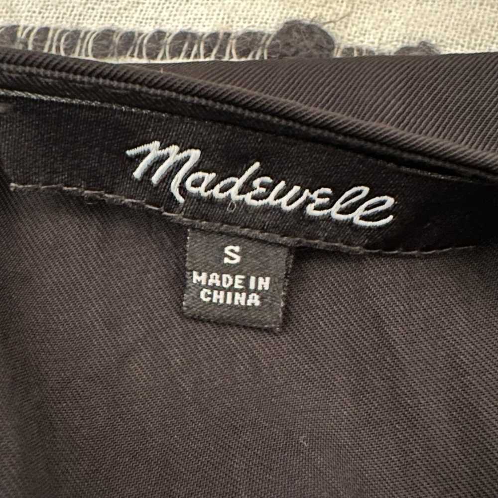 MADEWELL | Ruffle-Sleeve Wrap Dress - Black | Siz… - image 4