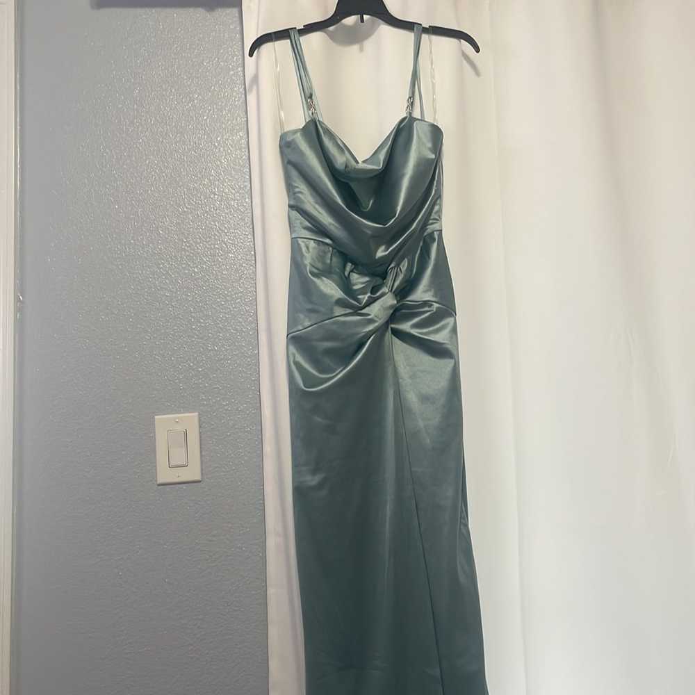 Teal long dress - image 1