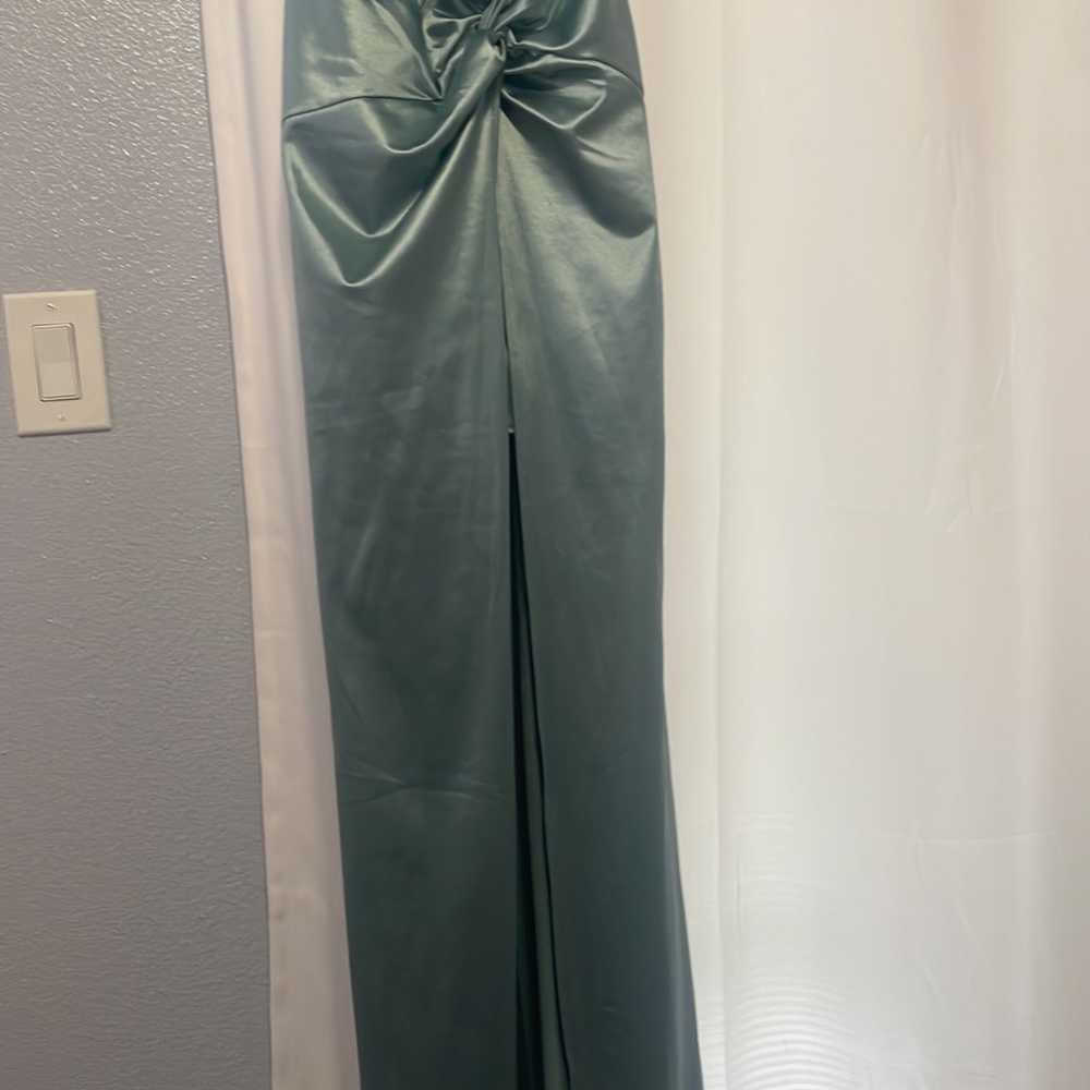 Teal long dress - image 2