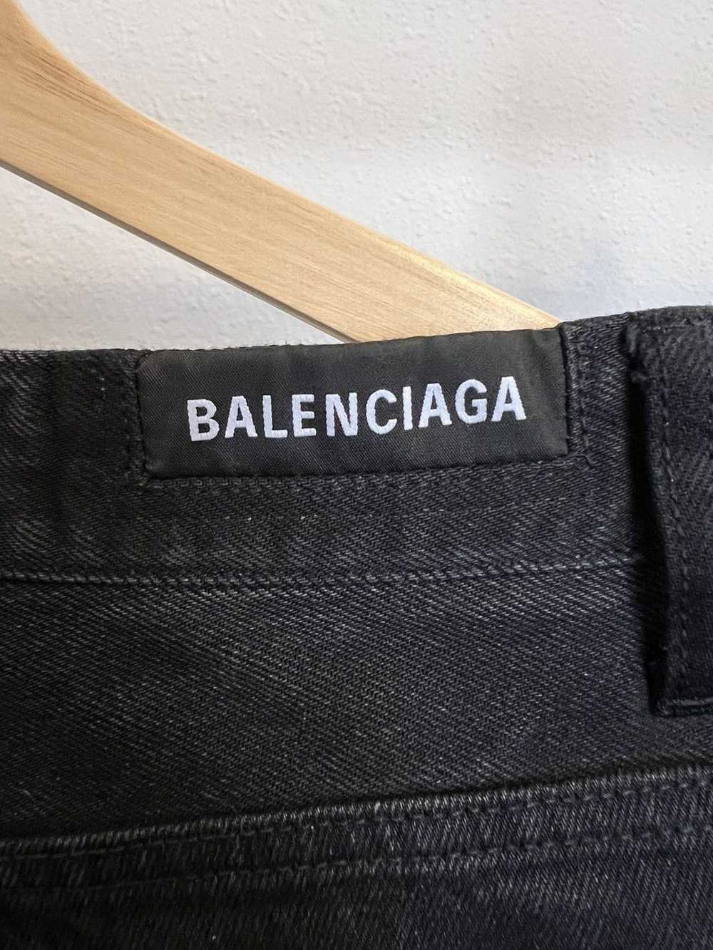 Balenciaga Balenciaga Slashed Denim Jeans - image 4
