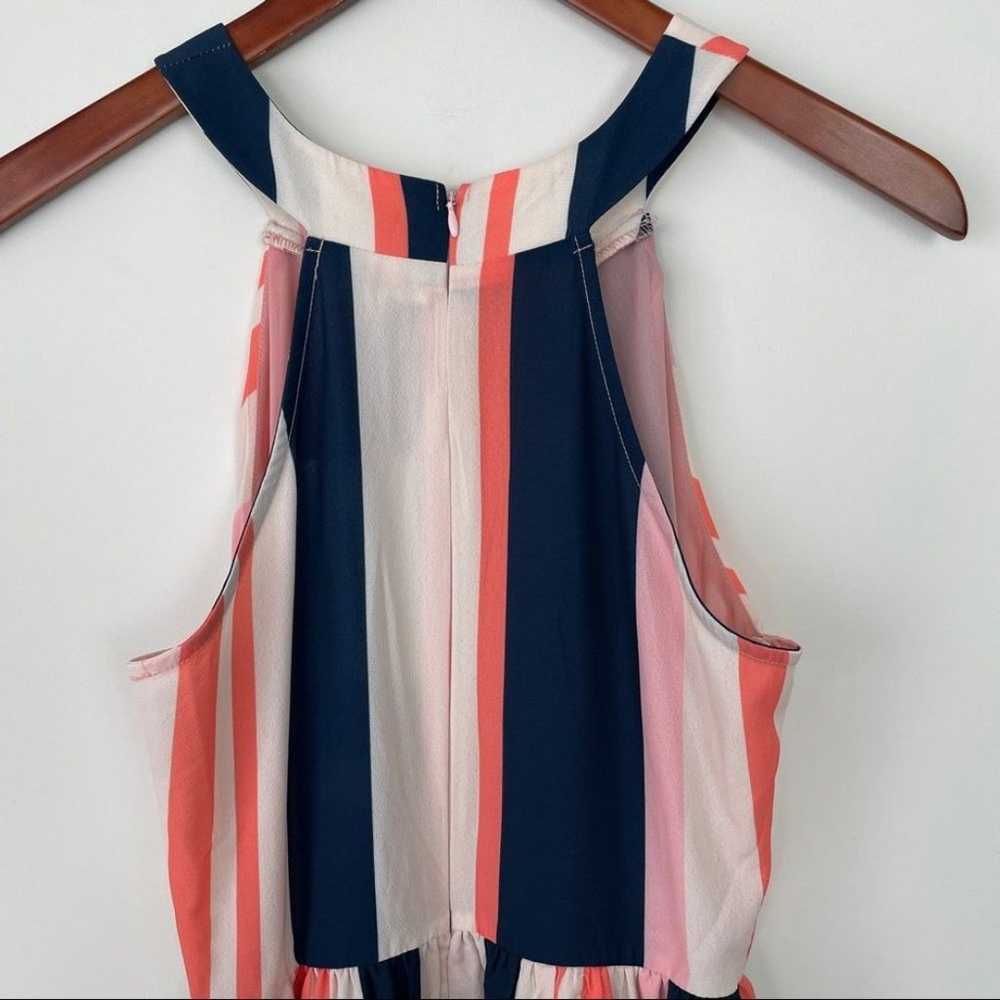 Blushing Heart Halter Striped High Low Maxi Dress… - image 7