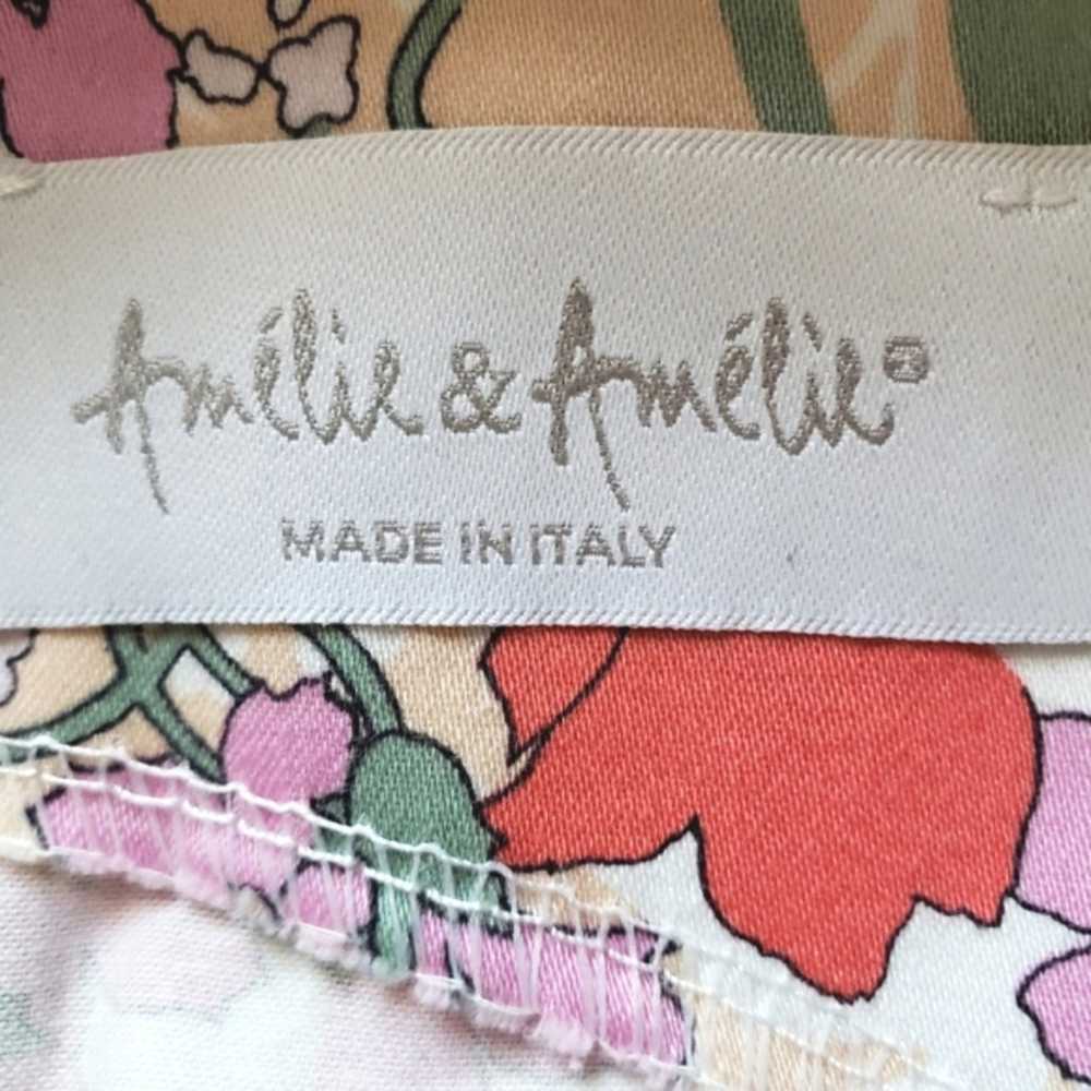 Amelie & Amelie 100% Cotton Pleated Floral Print … - image 10
