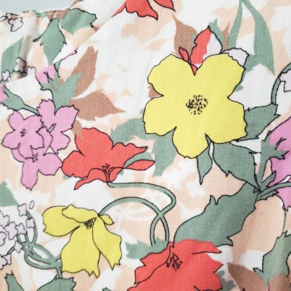 Amelie & Amelie 100% Cotton Pleated Floral Print … - image 3