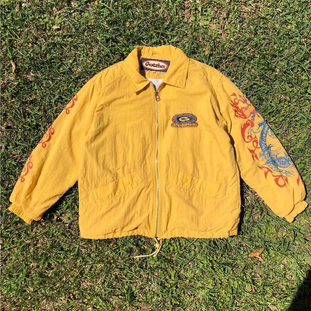 Gotcha × Vintage 80s Gotcha windbreaker jacket 19… - image 3