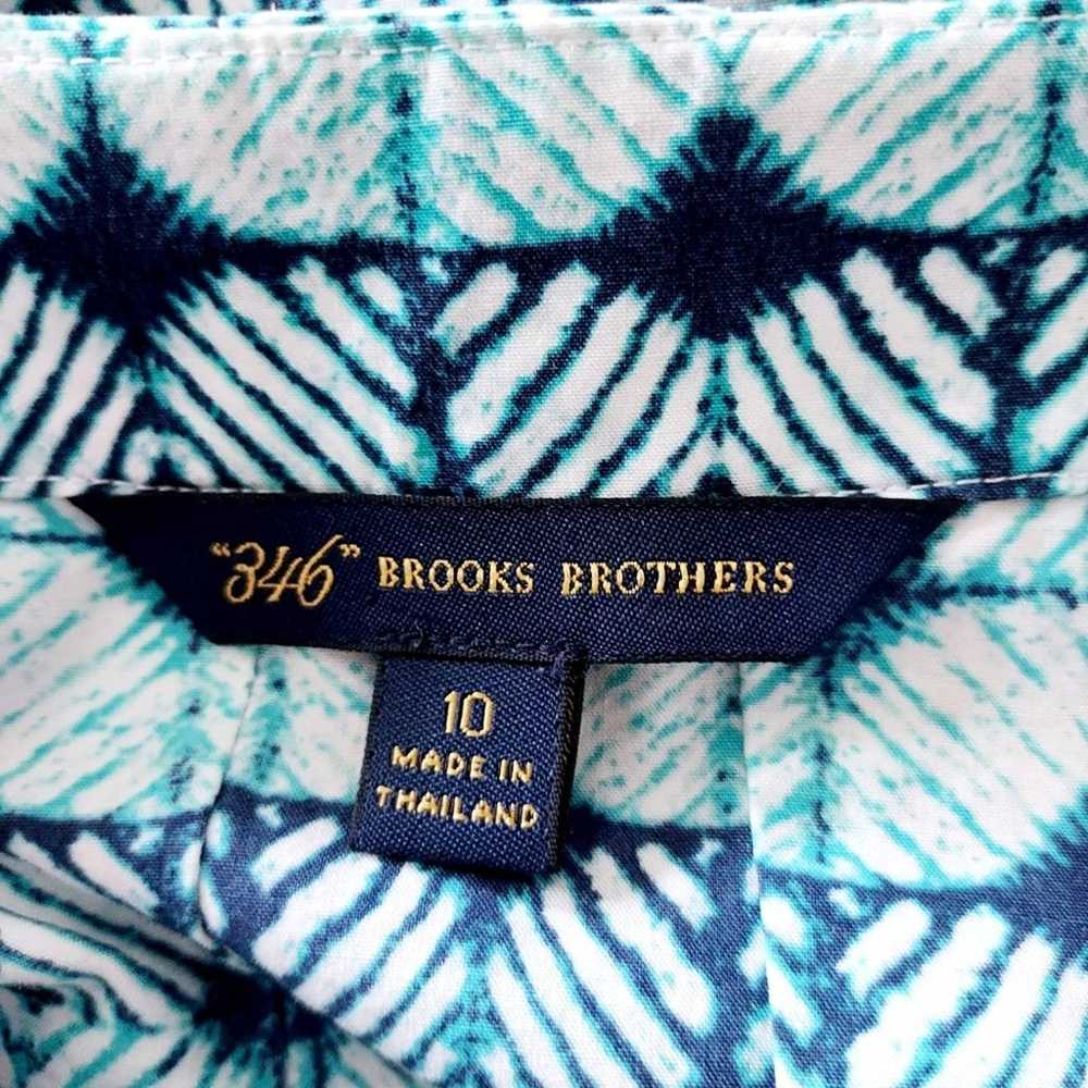 Brooks Brothers 346 Blue Graphic Sheath Dress Siz… - image 11