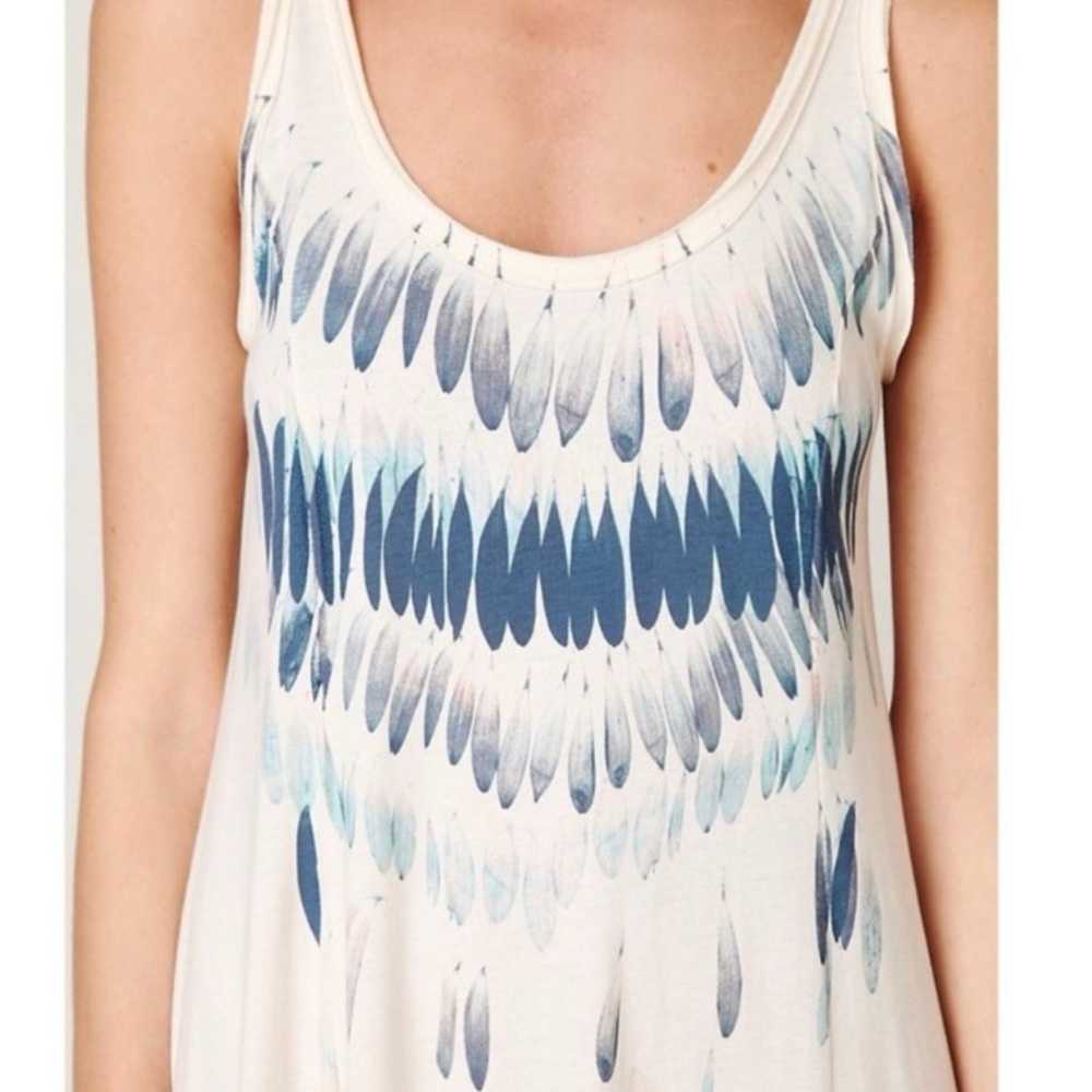 Free People Watercolor Feathers Maxi Dress - image 2