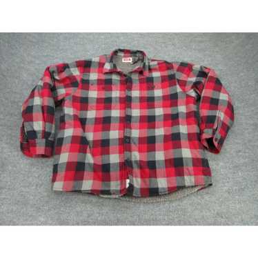 Wrangler Wrangler Shirt Jacket Mens XL Red Flanne… - image 1