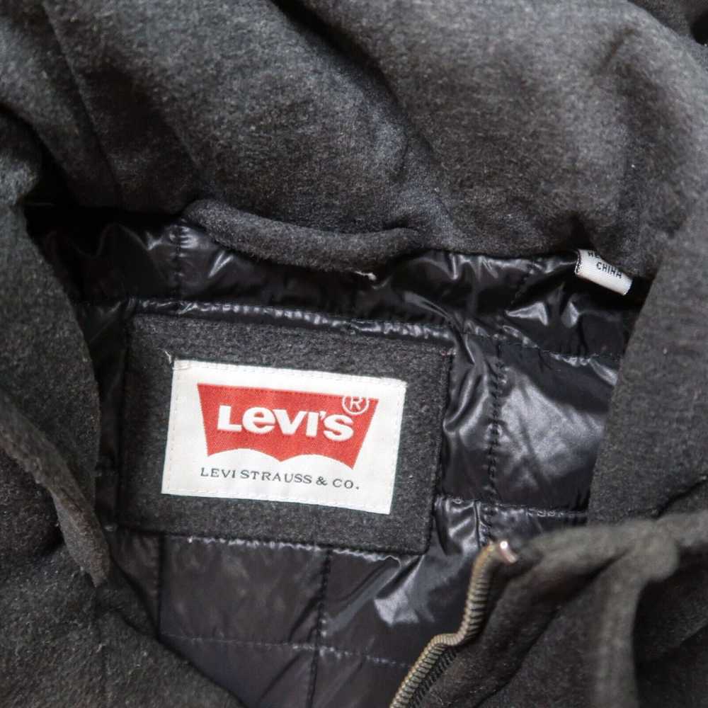 Levi's Levi's Gray Full Zip Jacket Men's Large Ho… - image 3