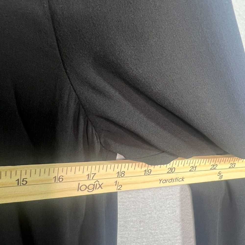 Eileen Fisher Dress Womens Small Black 100% Silk … - image 11