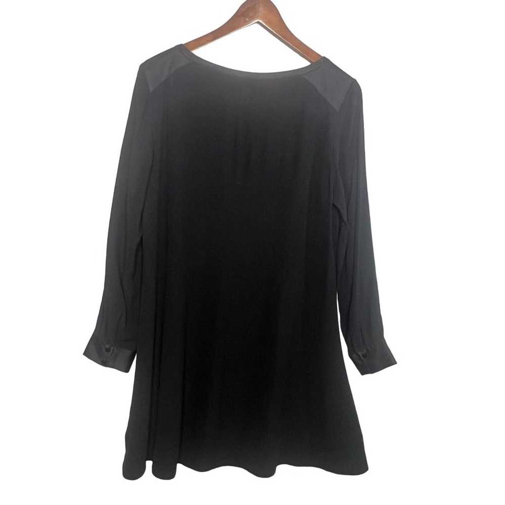 Eileen Fisher Dress Womens Small Black 100% Silk … - image 3