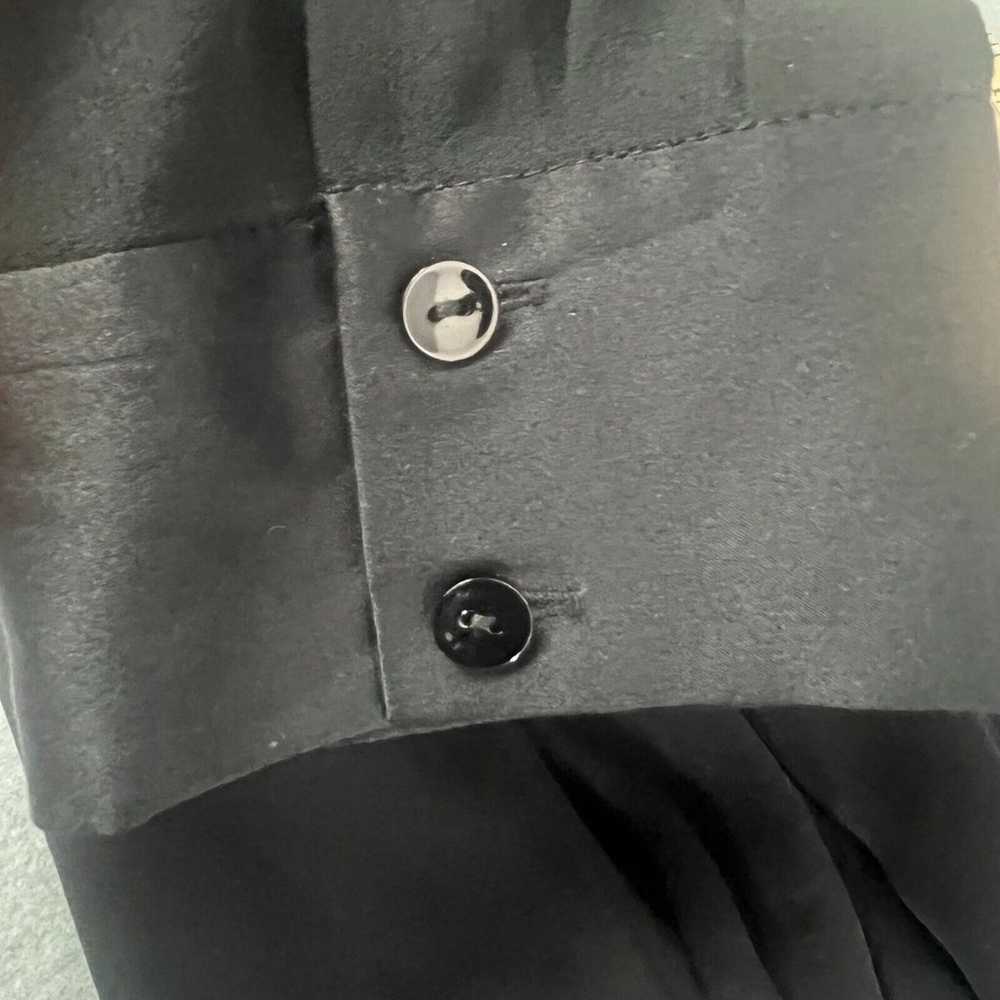 Eileen Fisher Dress Womens Small Black 100% Silk … - image 7