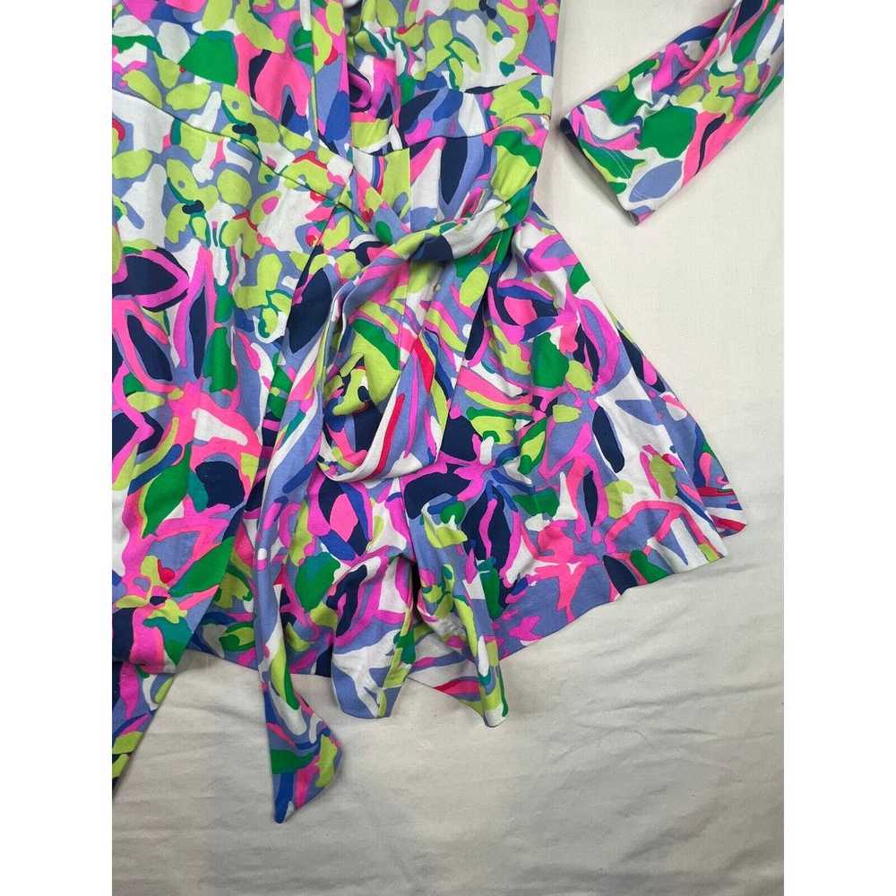 Lilly Pulitzer Twyla Wrap Romper Womens Small Col… - image 3