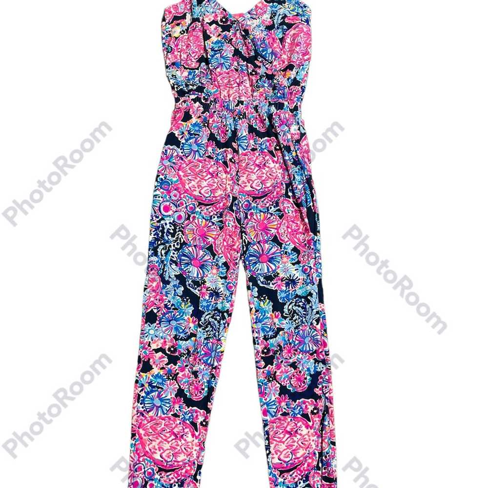 Lilly Pulitzer XS Floral Jumpsuit - image 1