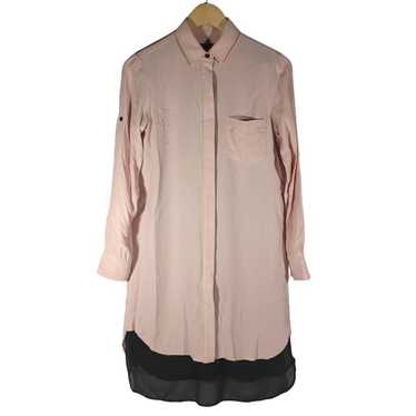 Rag & Bone Silk Double Layer Button Down Shirt Dr… - image 1