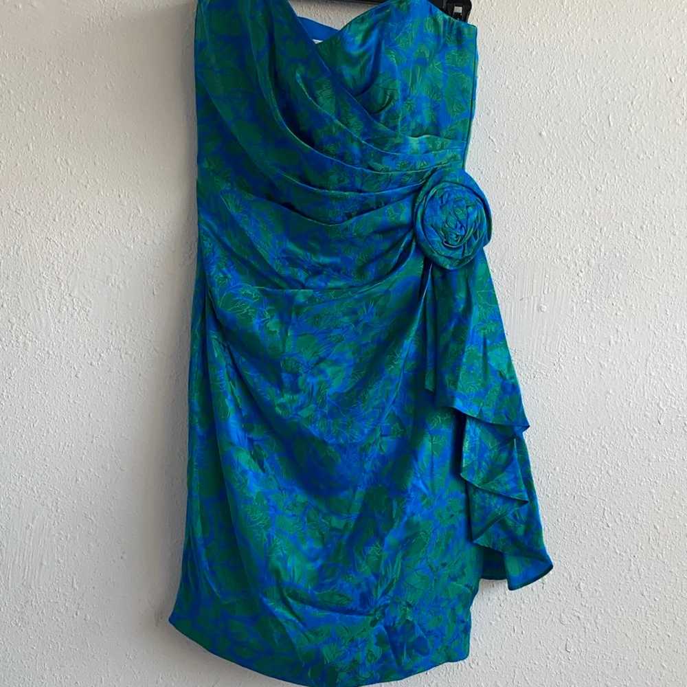 Silk strapless dress - image 1