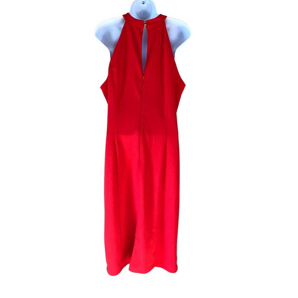 JULIA JORDAN Dress Twist Halter Neck Sleevless Mi… - image 3