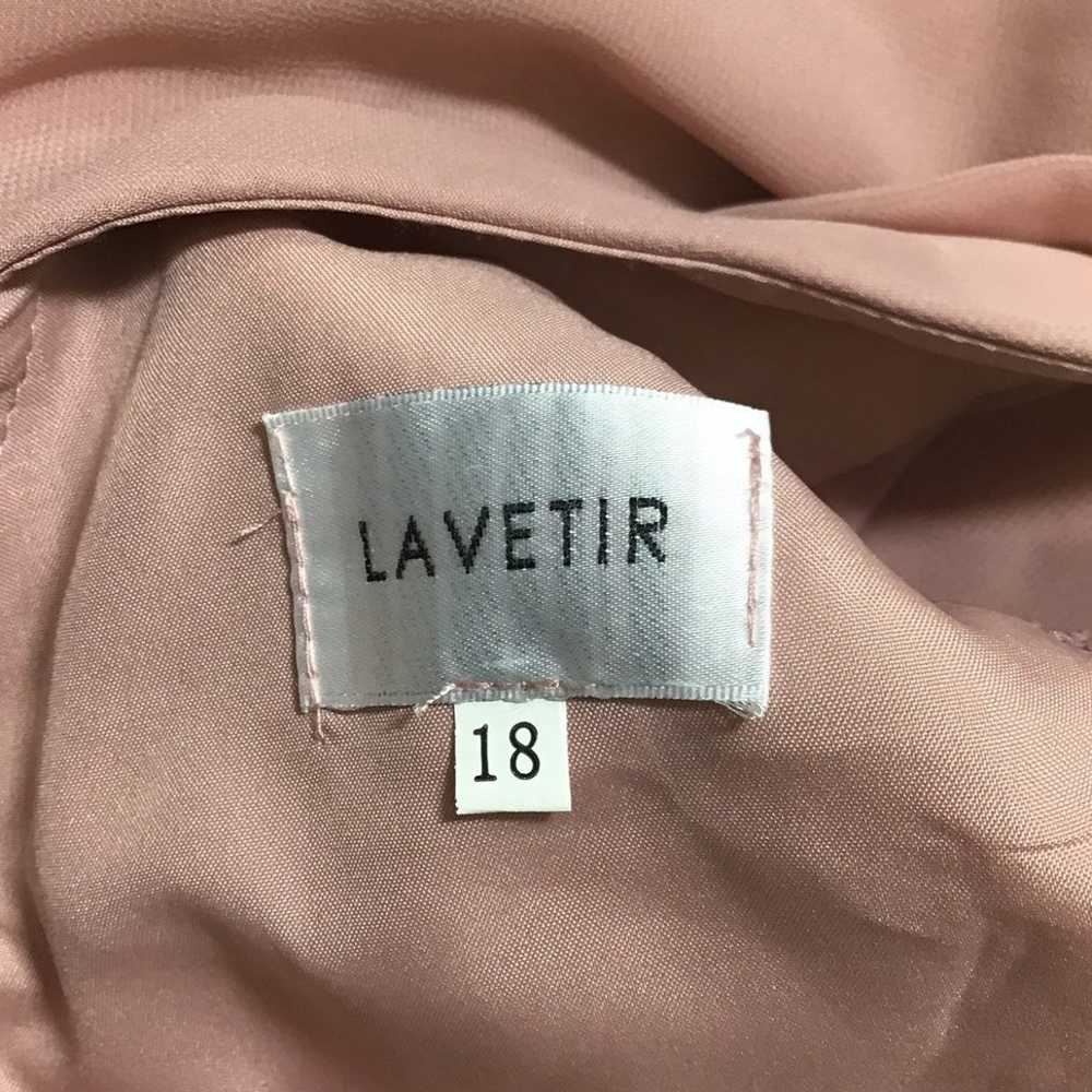 LAVETIR SZ 18 2X plus pink pleated flutter sleeve… - image 6