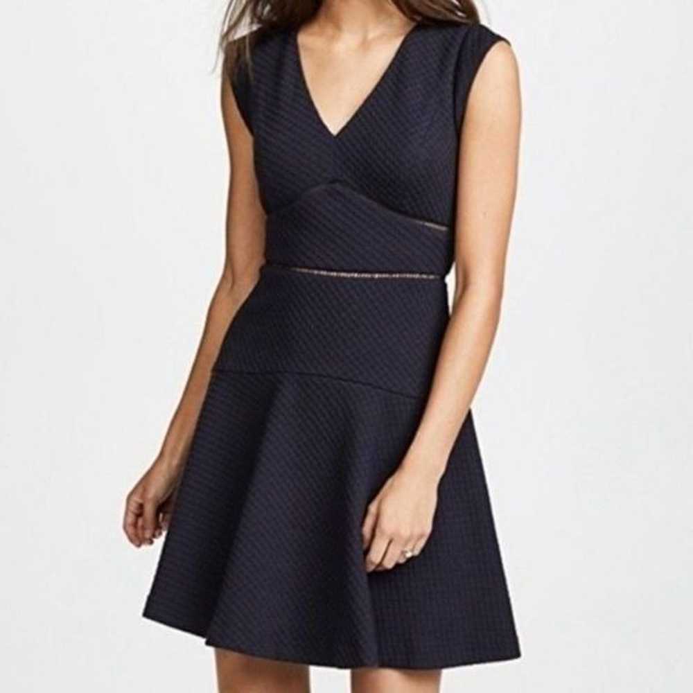 REBECCA TAYLOR Navy Fit And Flare Dress - image 2