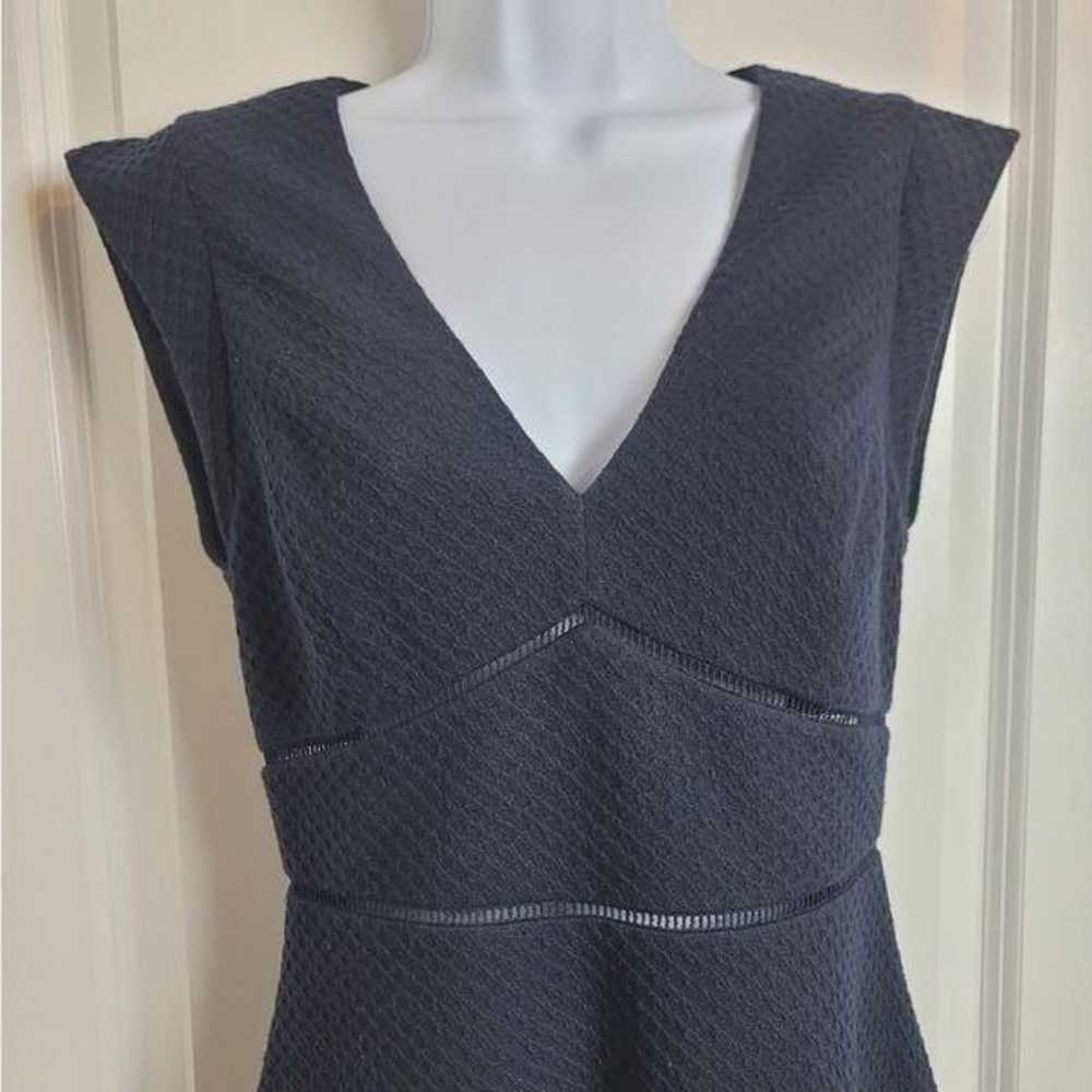 REBECCA TAYLOR Navy Fit And Flare Dress - image 3