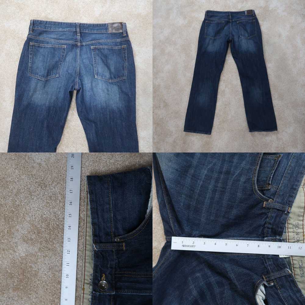 Vintage Sonoma Straight Leg Jeans Men's 36x34 Blu… - image 4