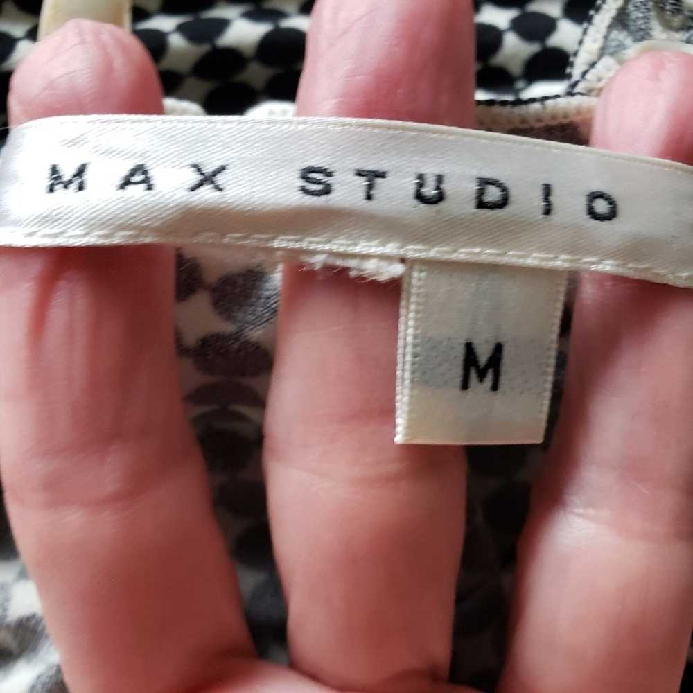 Max Studio Black and White Geometric Print Short … - image 10
