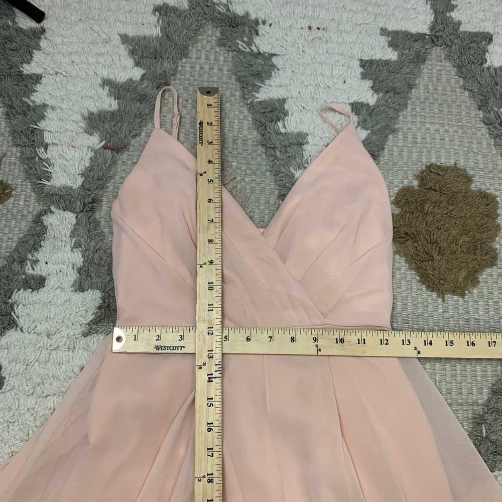BHLDN Eva Pink Chiffon Dress Bridemaid Gown Anthr… - image 10