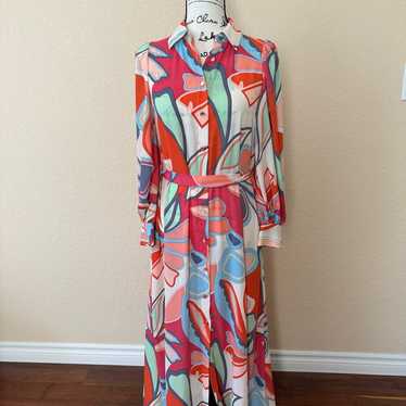 Alexis x Target Geometric Floral Maxi Dress, Size 