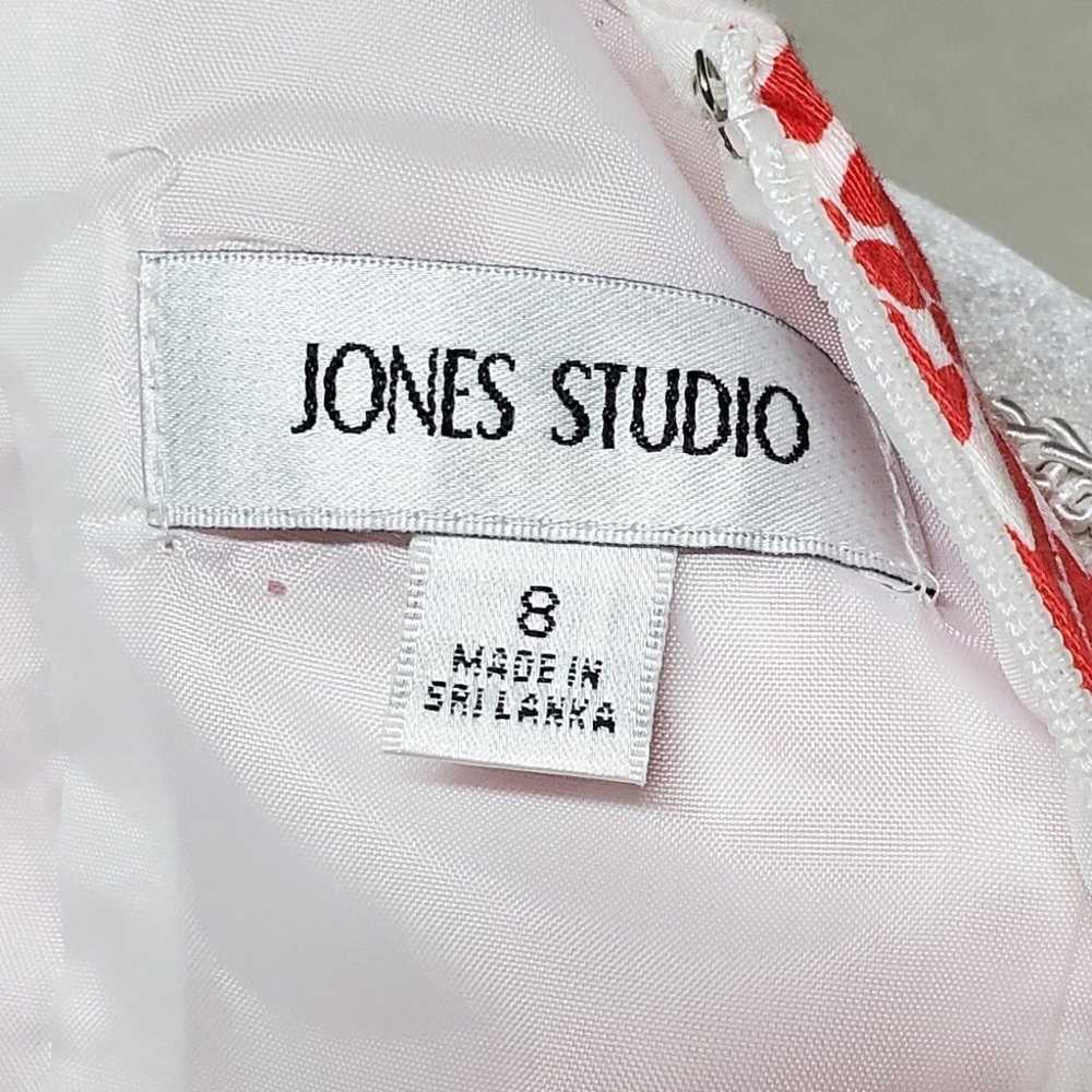 Retro Y2K Jones Wear Sample Red White Floral Prin… - image 11