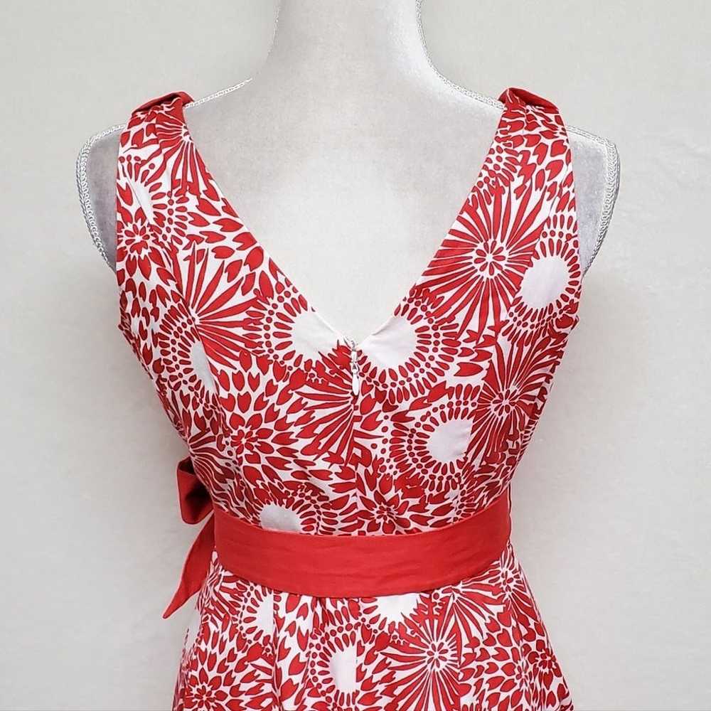 Retro Y2K Jones Wear Sample Red White Floral Prin… - image 9