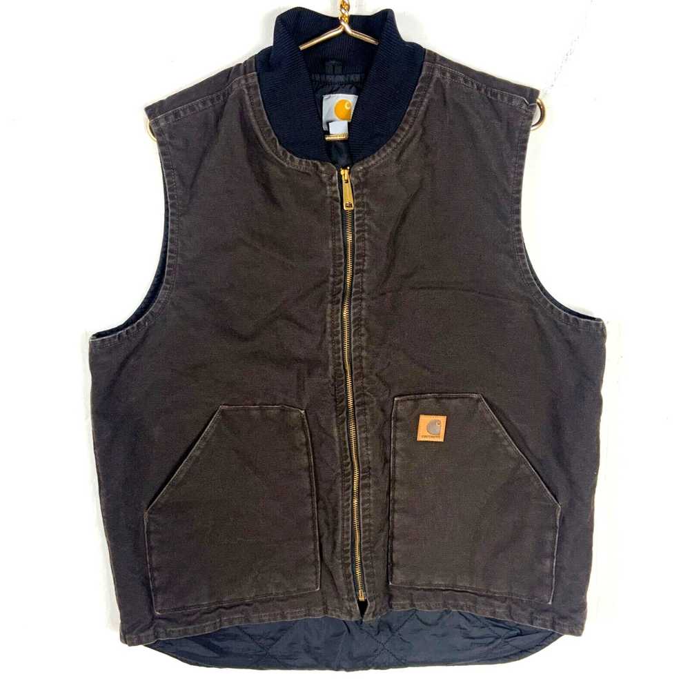 Carhartt Carhartt Quilted Full Zip Vest Large Tal… - image 1