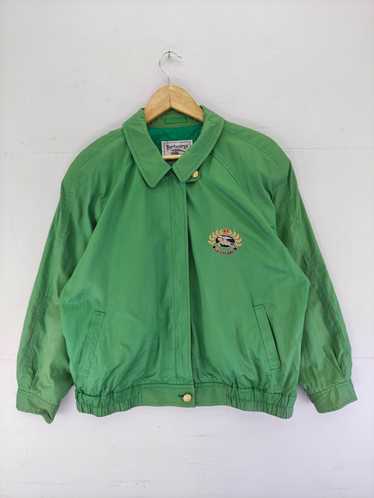 Burberry × Vintage Vintage Burberrys Casual Green… - image 1