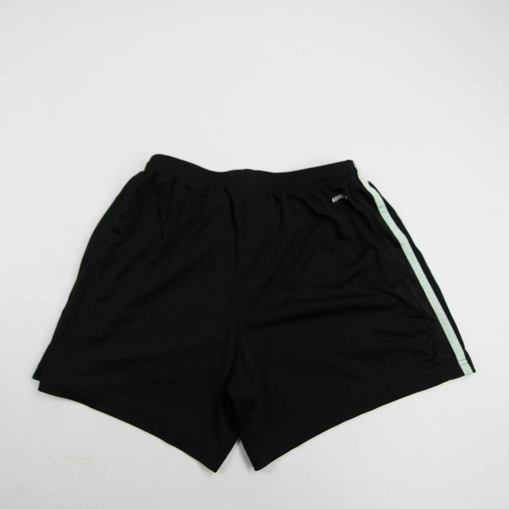 adidas Athletic Shorts Women's Black/Mint Green U… - image 2