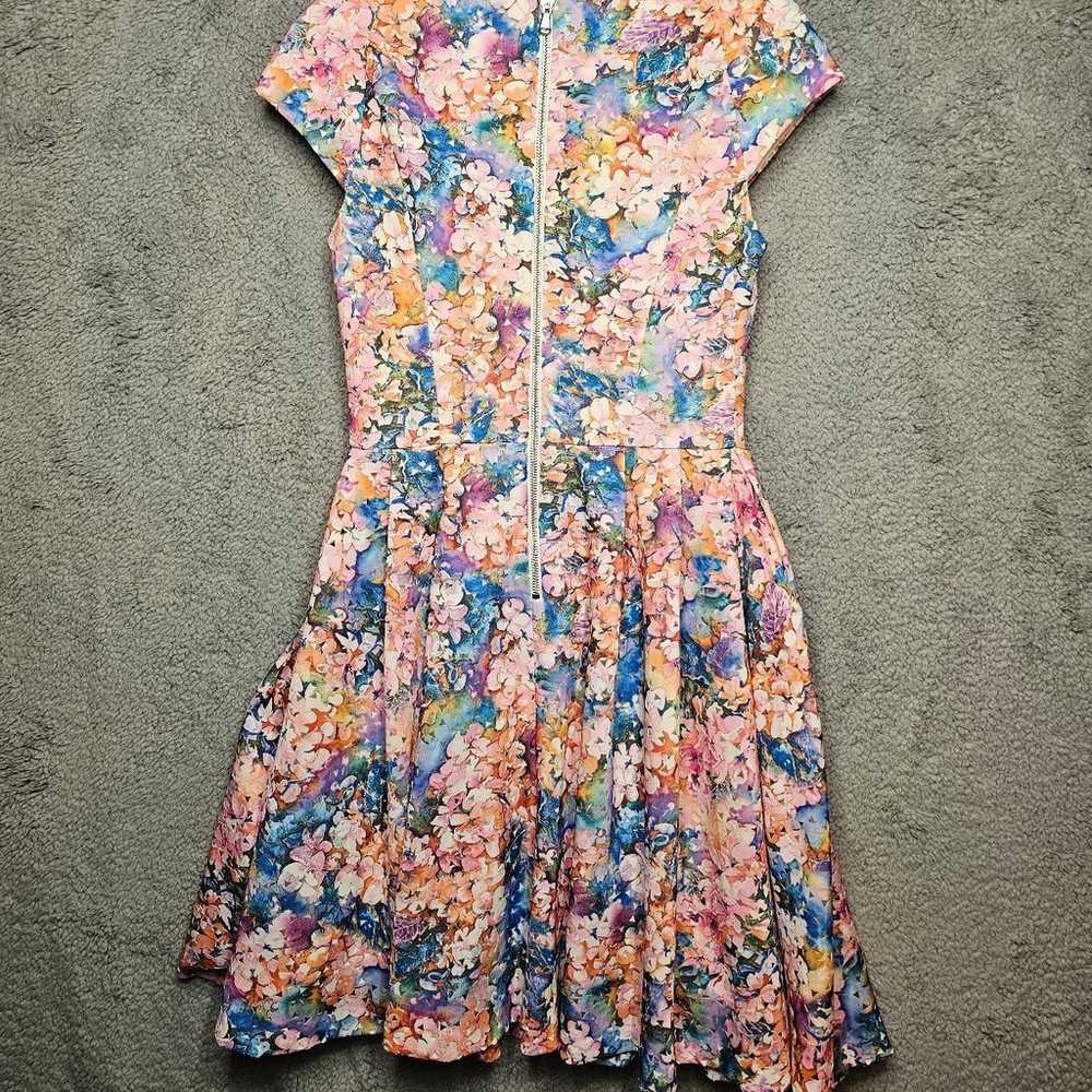 BETSEY JOHNSON FLORAL MIDI DRESS - image 6