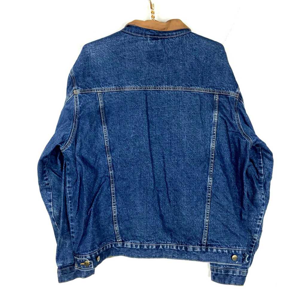 Lee Vintage Lee Denim Jean Jacket Extra Large Blu… - image 2