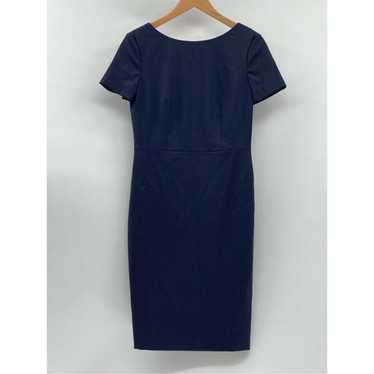 Theory Dress Varetta Sheath Women Size 6 Navy Blu… - image 1
