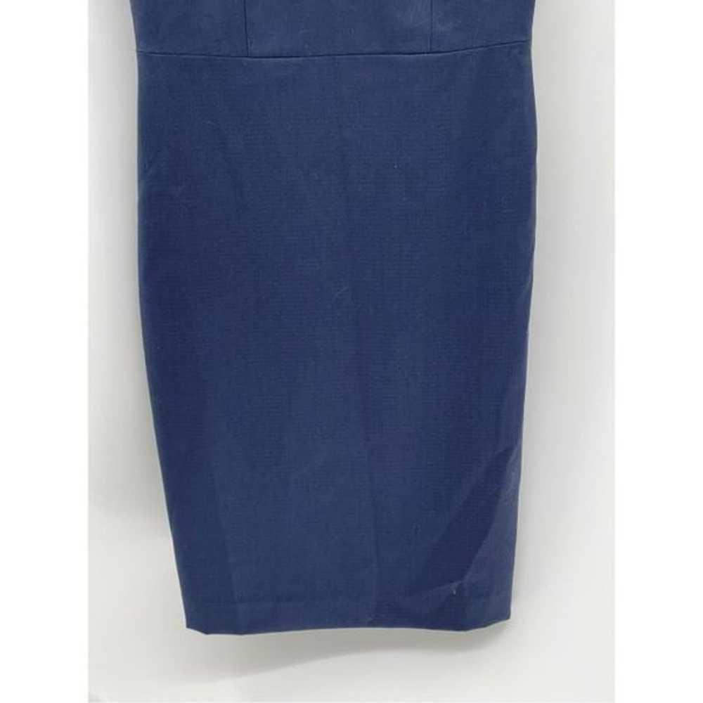 Theory Dress Varetta Sheath Women Size 6 Navy Blu… - image 4
