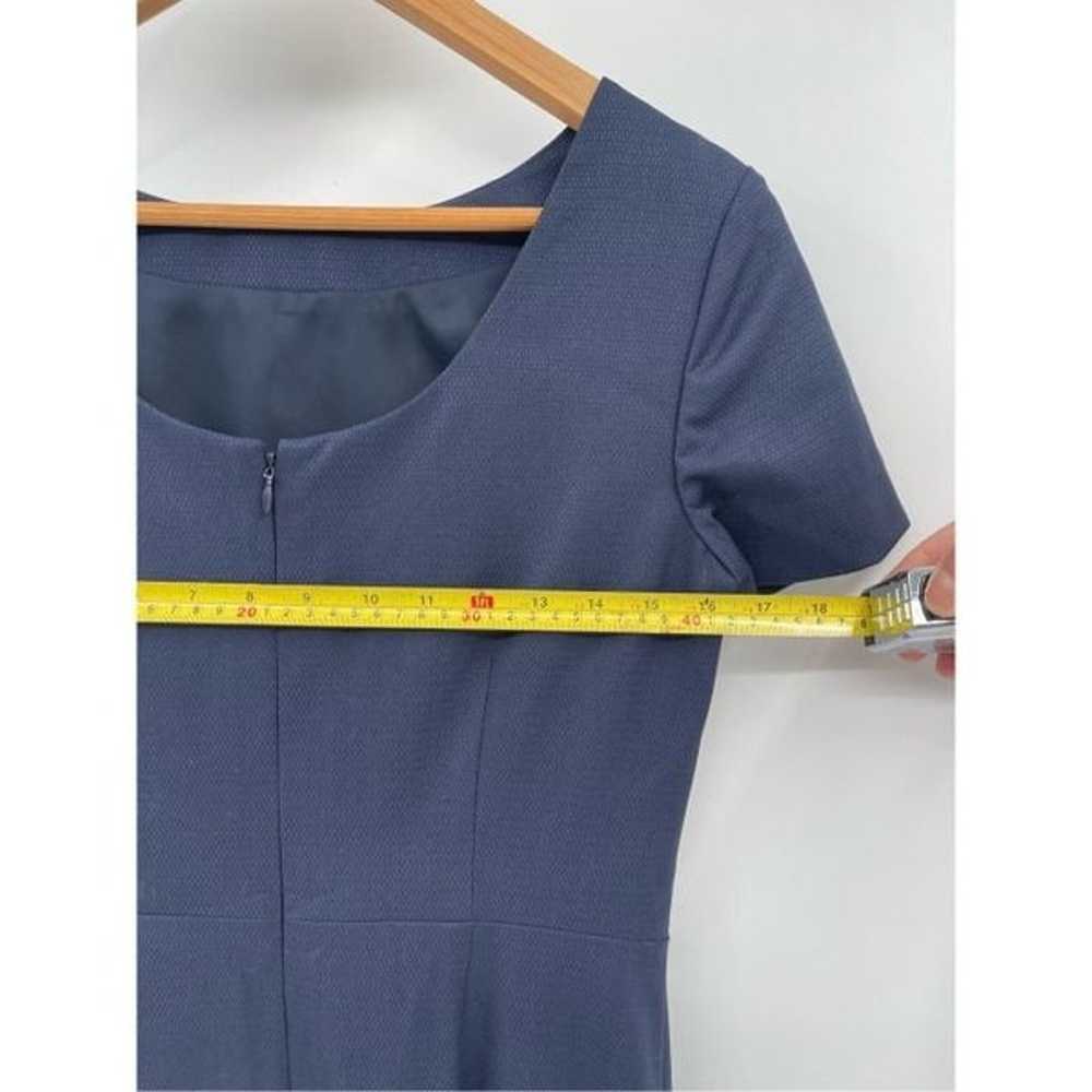 Theory Dress Varetta Sheath Women Size 6 Navy Blu… - image 6