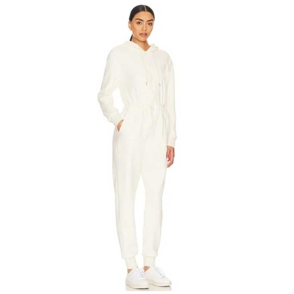 WeWoreWhat Leisure Suit Jumpsuit Polar Fleece Zip… - image 1