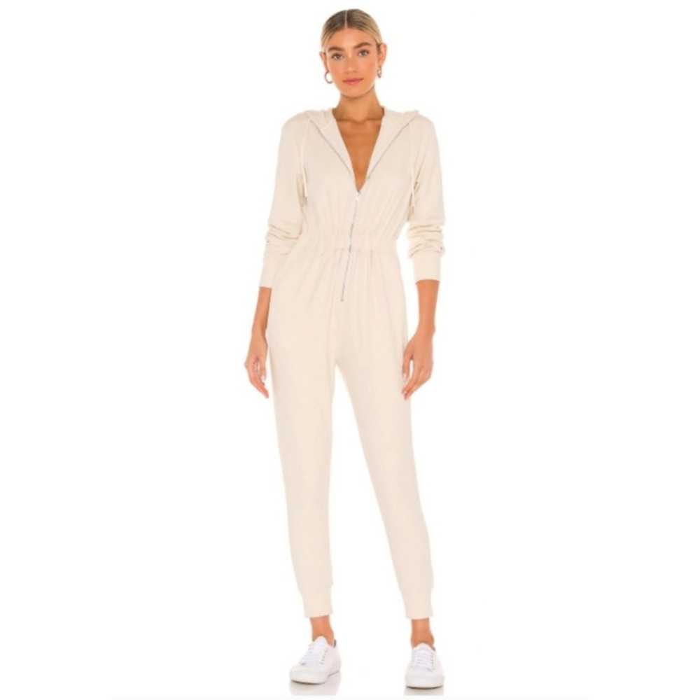 WeWoreWhat Leisure Suit Jumpsuit Polar Fleece Zip… - image 3