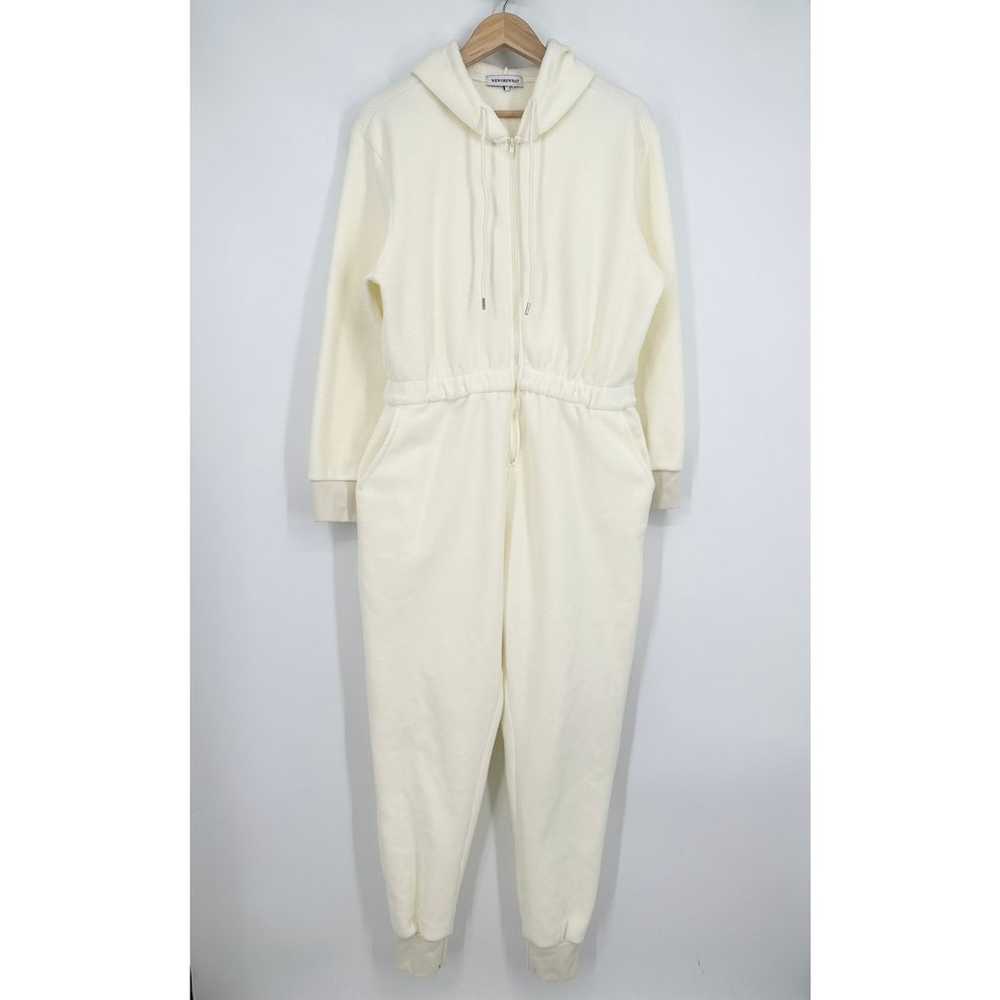 WeWoreWhat Leisure Suit Jumpsuit Polar Fleece Zip… - image 5