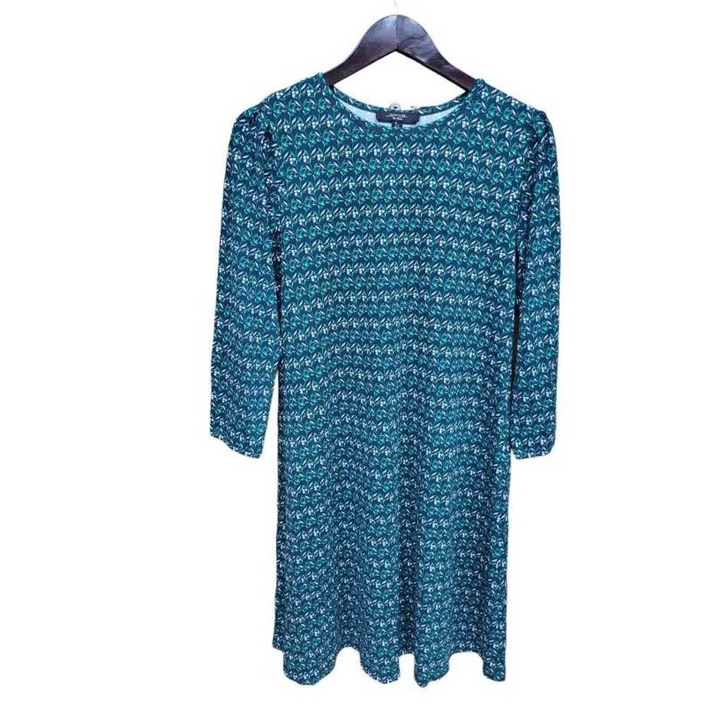 Weekend Max Mara Noveli Dress Women's L Blue A Li… - image 1