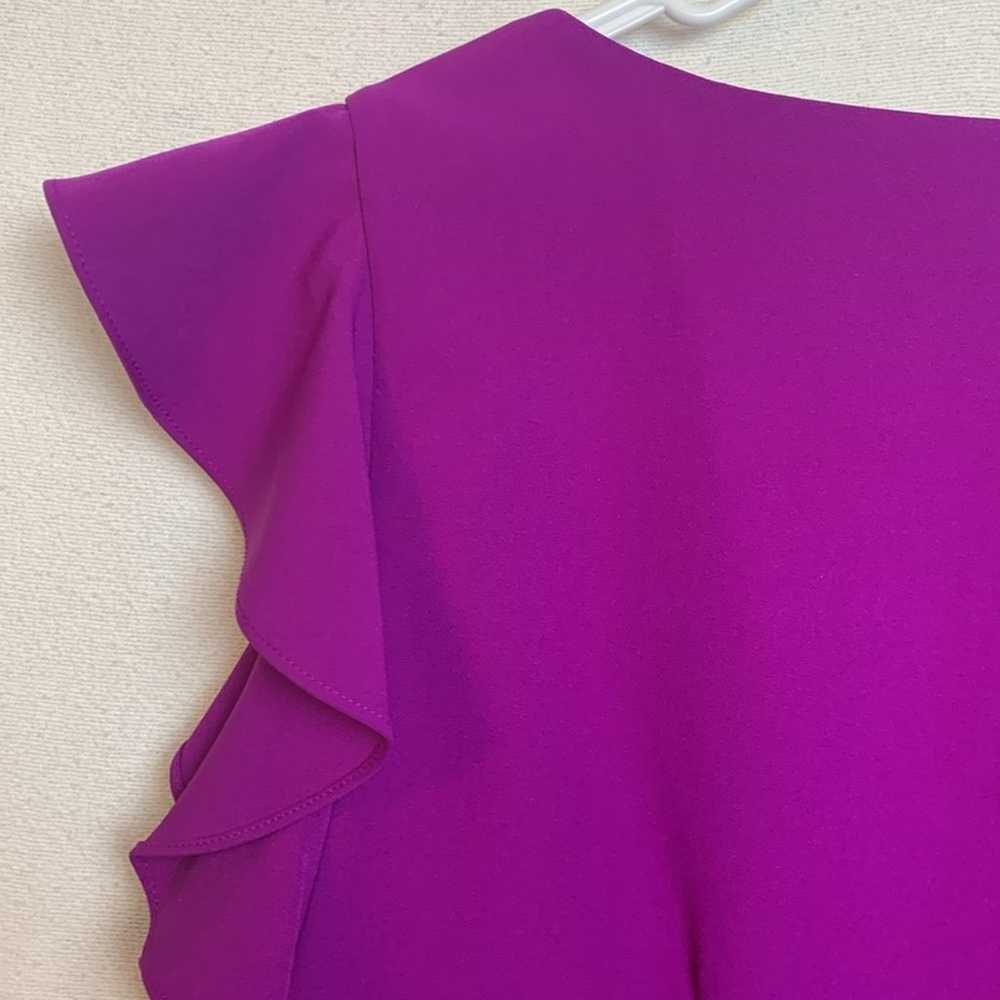 Antonio Melani women's 12 large purple dress busi… - image 11