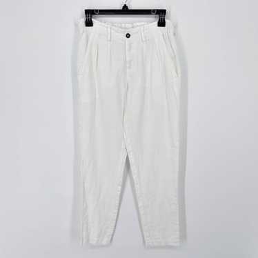 Johnny Was Johnny Was White Linen Pants NEW Sz XS… - image 1