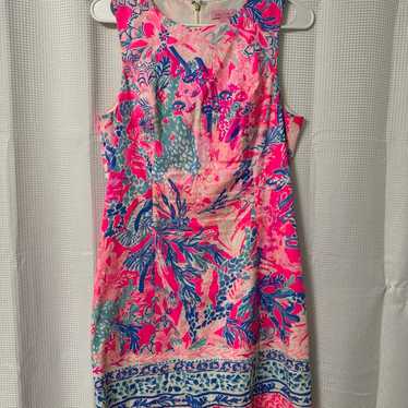 Lilly pullitzer pink Coral shift dress size 6 - image 1