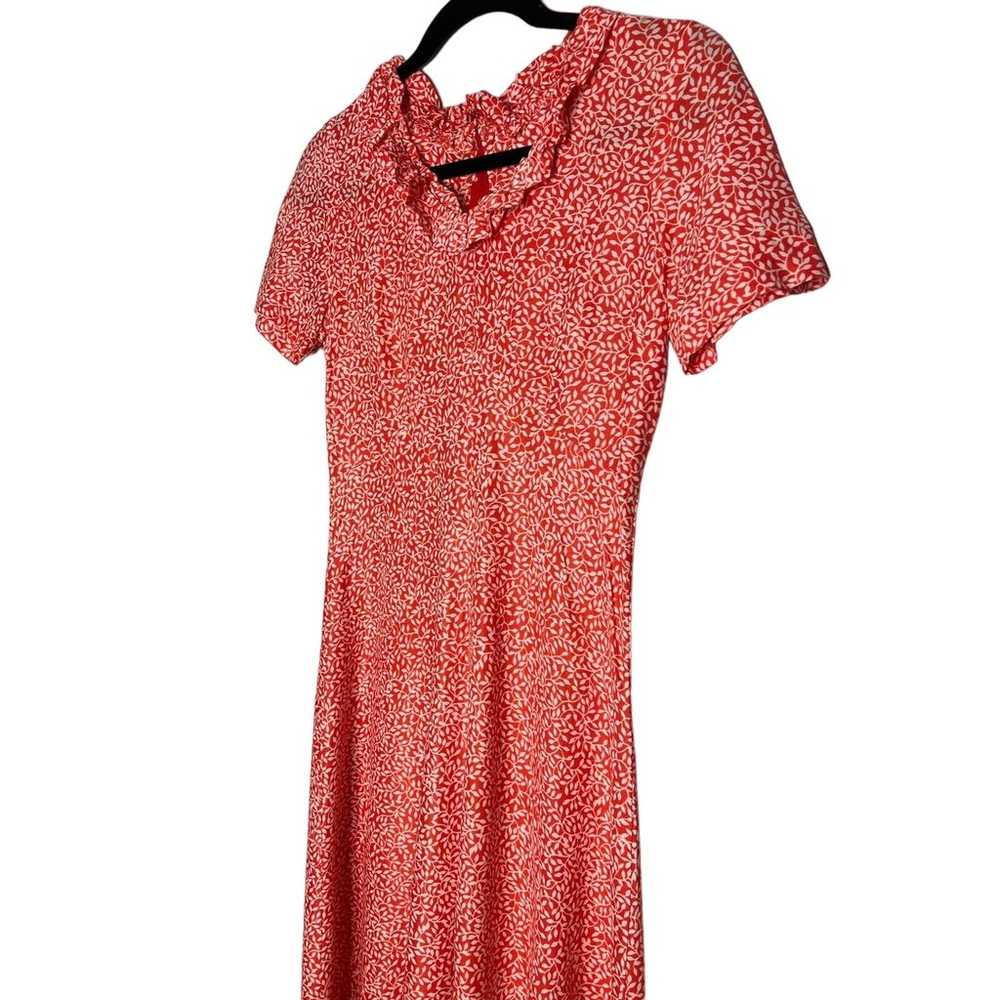Vintage 70s Size Medium Long Maxi Dress Cottage C… - image 3