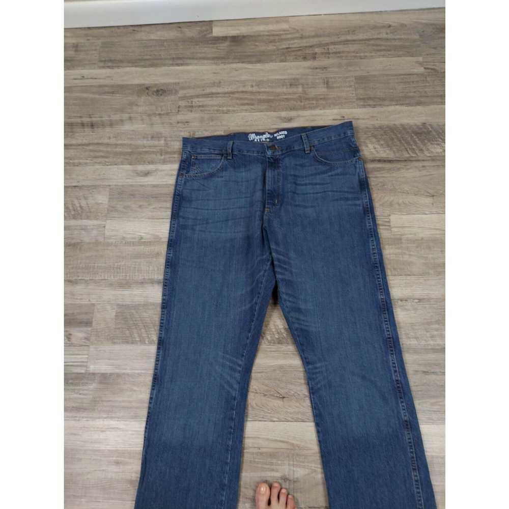 Wrangler Wrangler Retro Jeans Mens 40X34 Blue Rel… - image 3