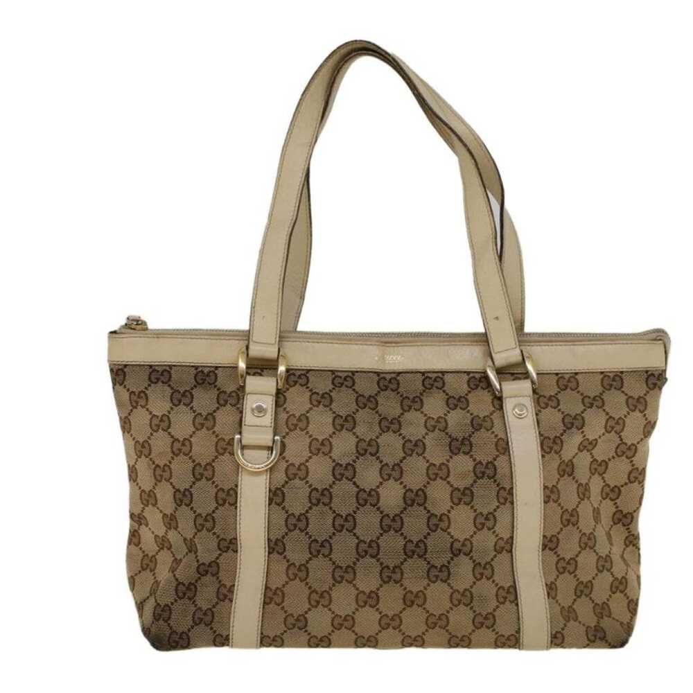 Gucci Linen handbag - image 5