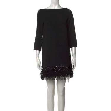 Kate Spade New York Shift Dress Black Sequin Embe… - image 1