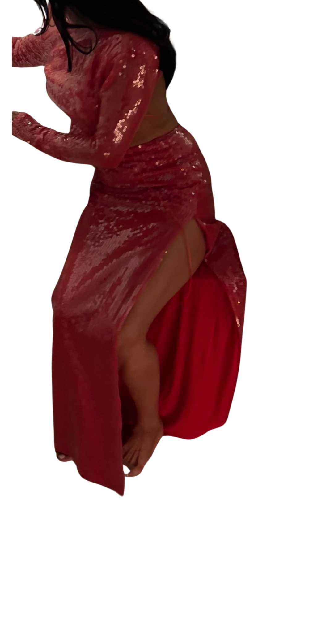 Galia Lahav Cabernet | Red Evening Dress | PRE-OW… - image 5