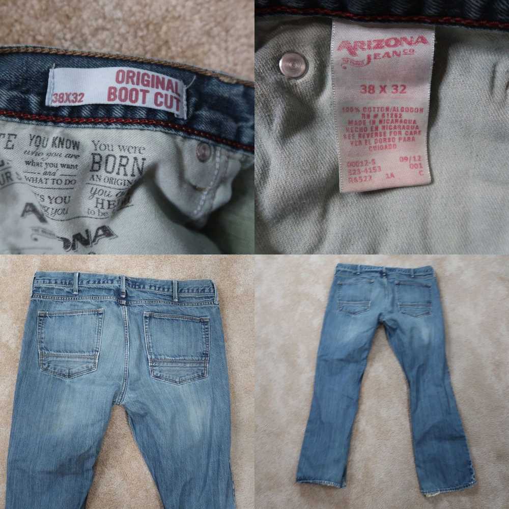 AriZona Arizona Bootcut jeans Men's Size 38x32 Bl… - image 4